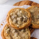 eggless chocolate chunk cookies for baking blog and food photography
