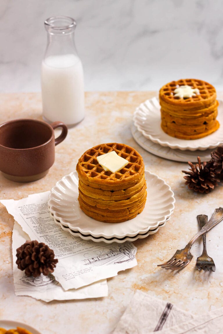 Best Pumpkin Spice Waffles with Canned Pumpkin Baked Abundance