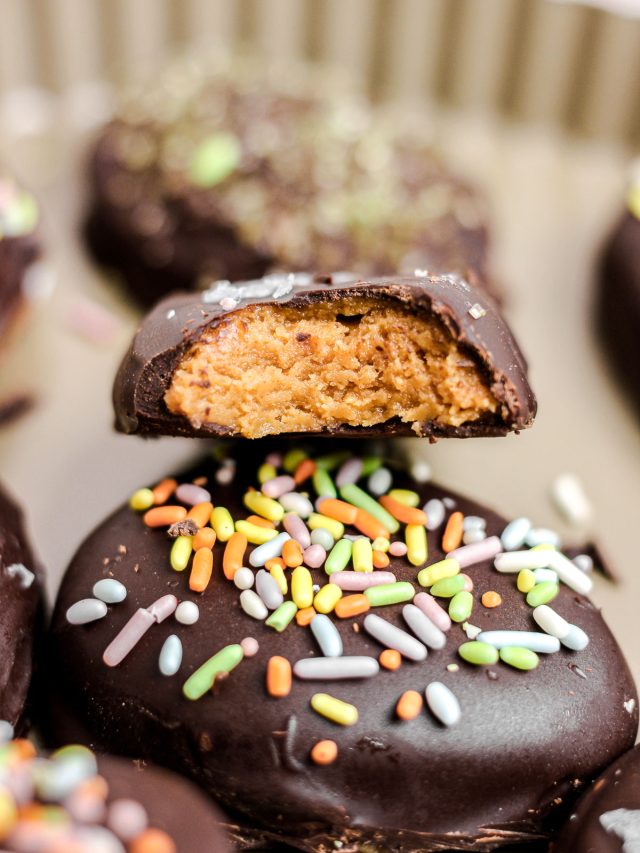 Healthy Copycat Reese's Eggs  Story Baked Abundance