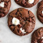 Chocolate marshmallow cookies.