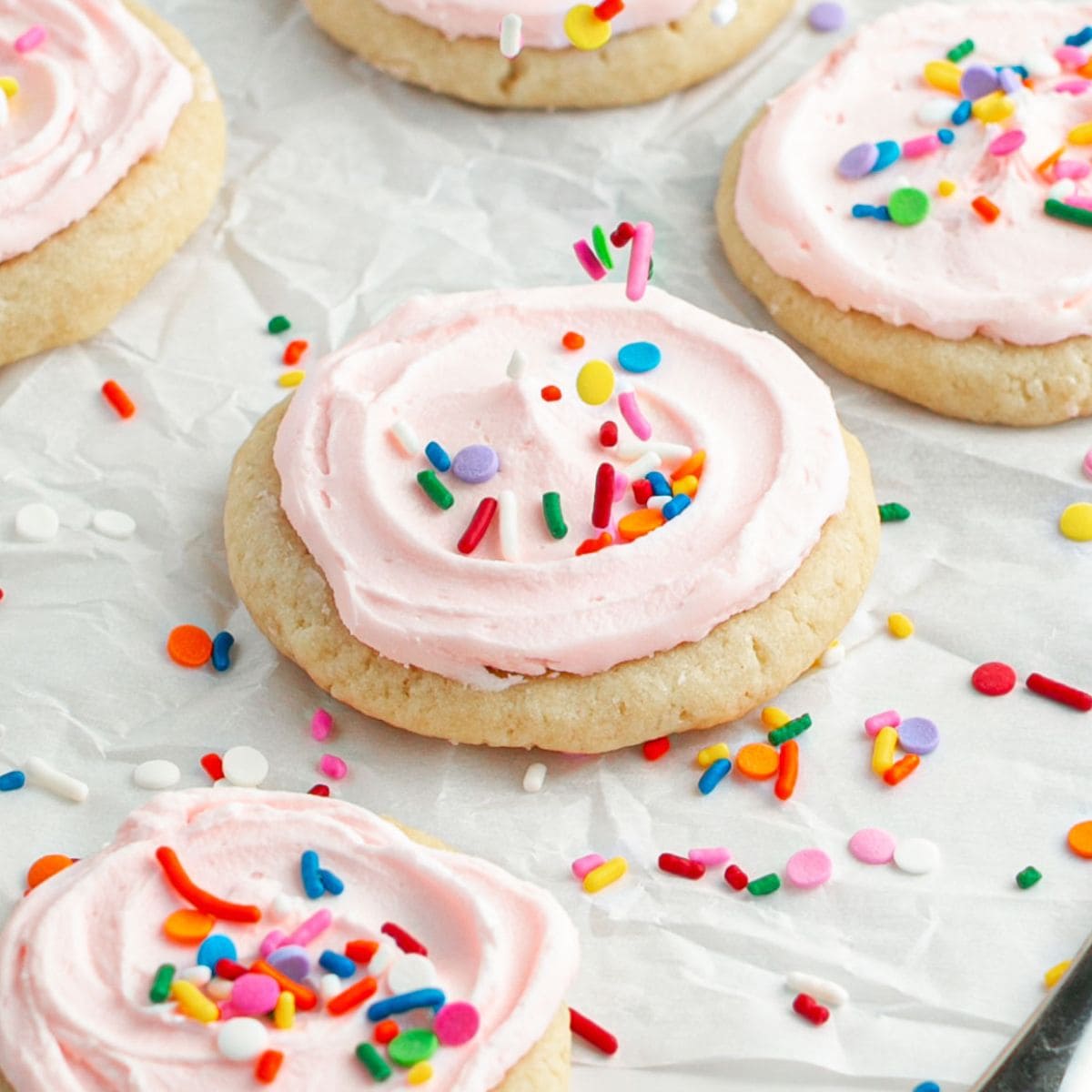 Eggless Frosted Sugar Cookies (Soft & Bakery-Style!)