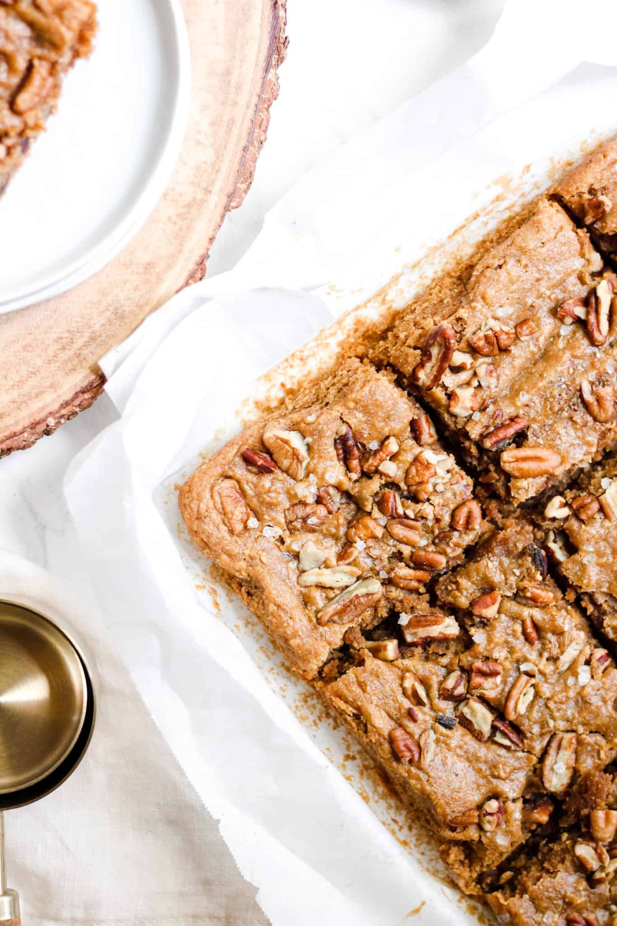 Healthy Vegan Gluten Free Dessert with Sea Salt and Nuts, Food Blog Photography