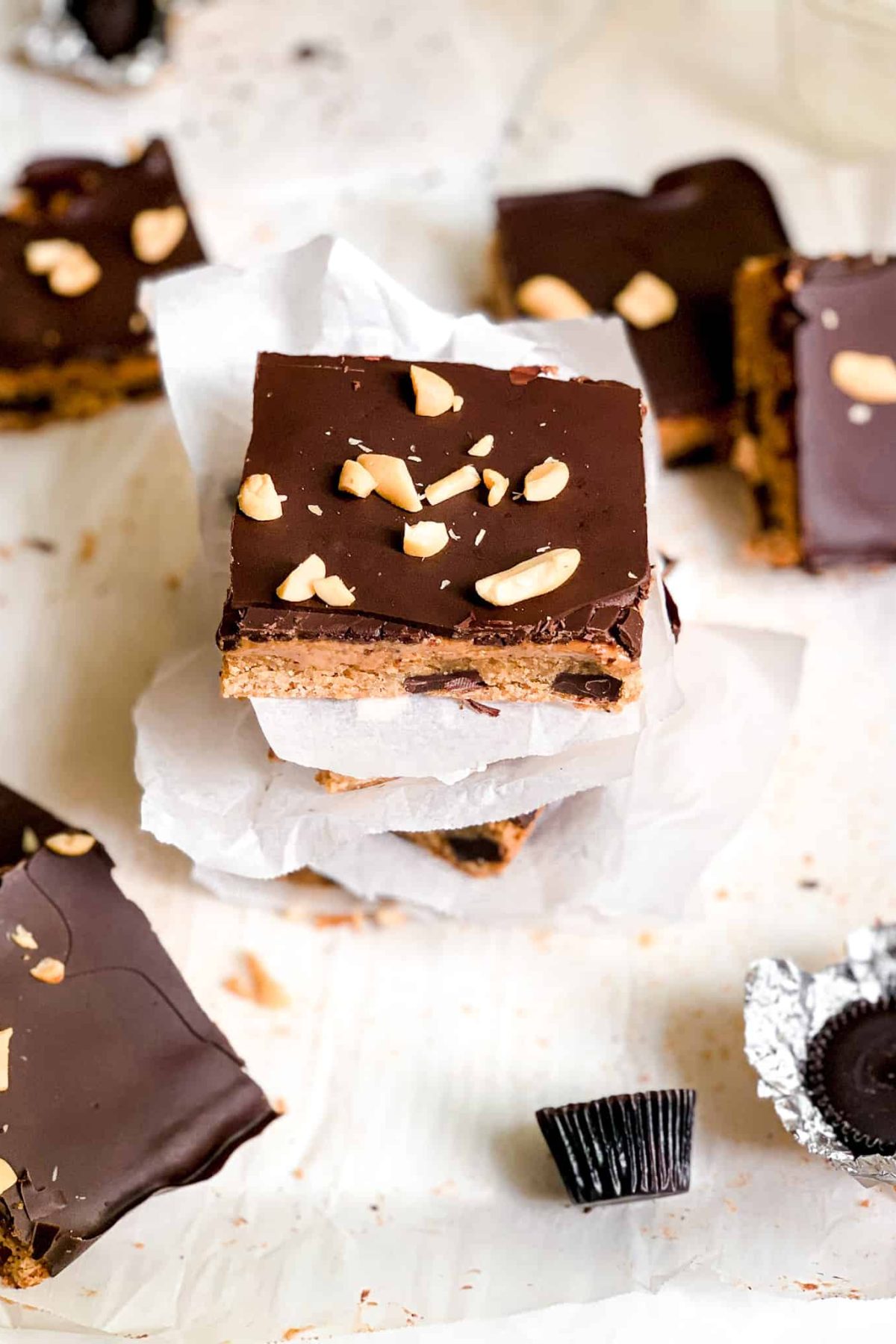 Dark Chocolate Peanut Bark - Healthful Blondie