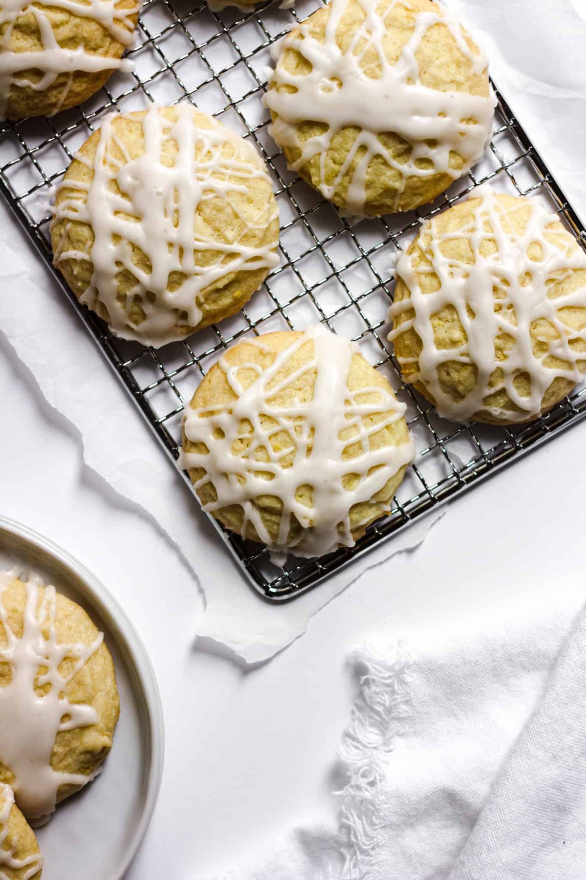 Perfectly Chewy Lemon Cookies Chewy Citrus Sugar Cookies with Lemon Icing
