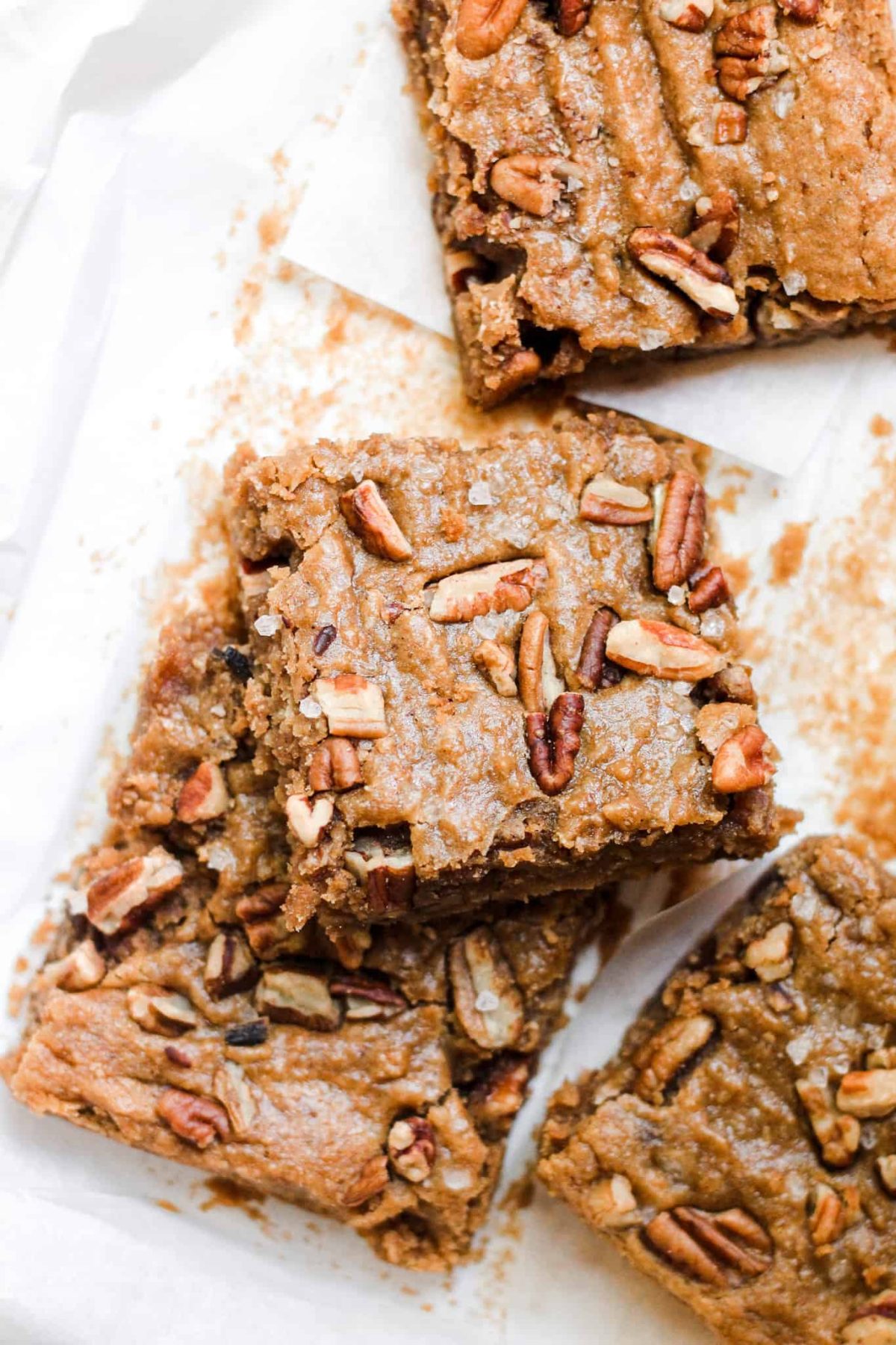 Healthy Vegan Gluten Free Dessert with Sea Salt and Nuts, Food Blog Photography
